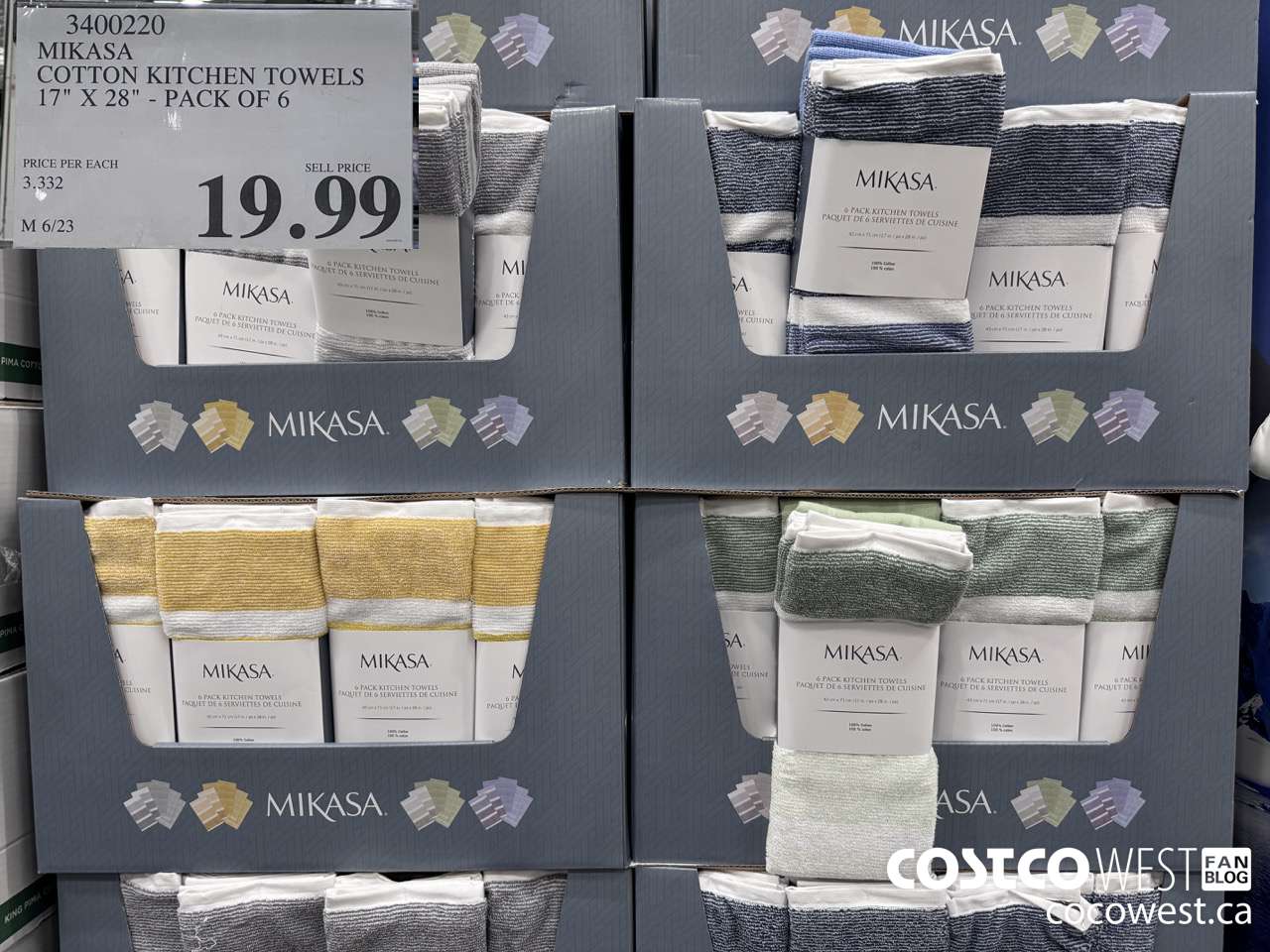 3400220 MIKASA COTTON KITCHEN TOWELS 17