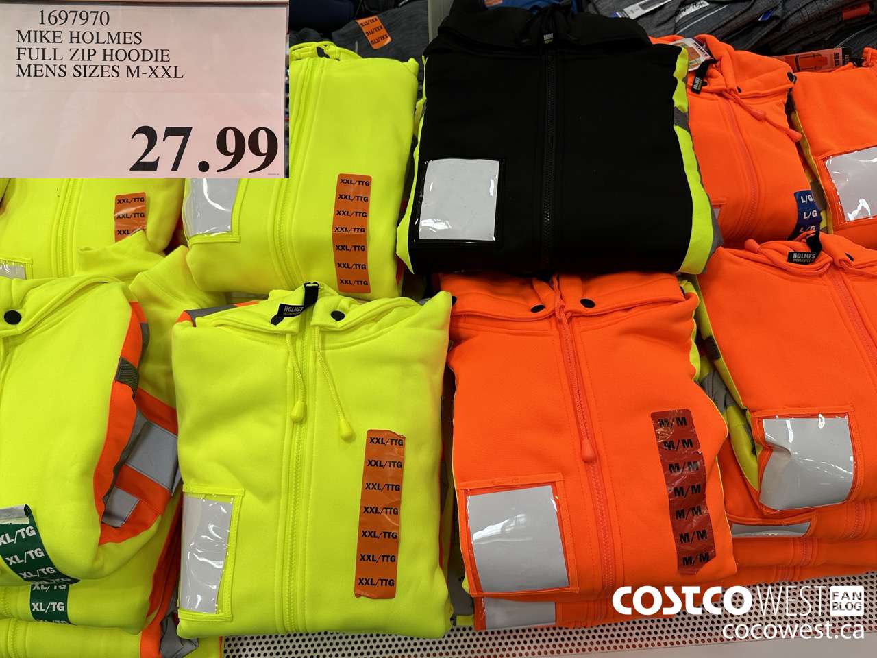 1697970 MIKE HOLMES FULL ZIP HOODIE MENS SIZES M-XXL $27.99