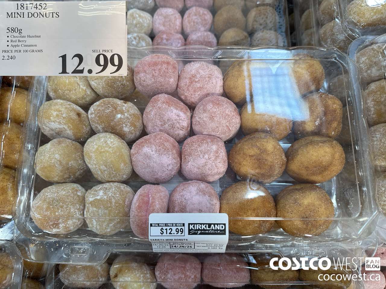 1817452 MINI DONUTS 580G $12.99