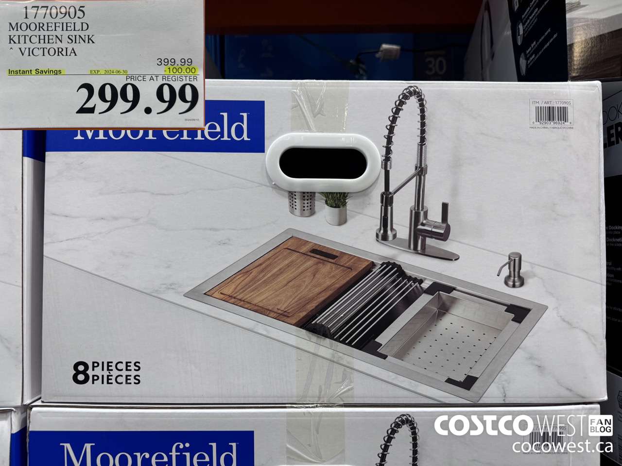 1770905 MOOREFIELD KITCHEN SINK VICTORIA ($100.00 INSTANT SAVINGS EXPIRES ON 2024-06-30) $299.99