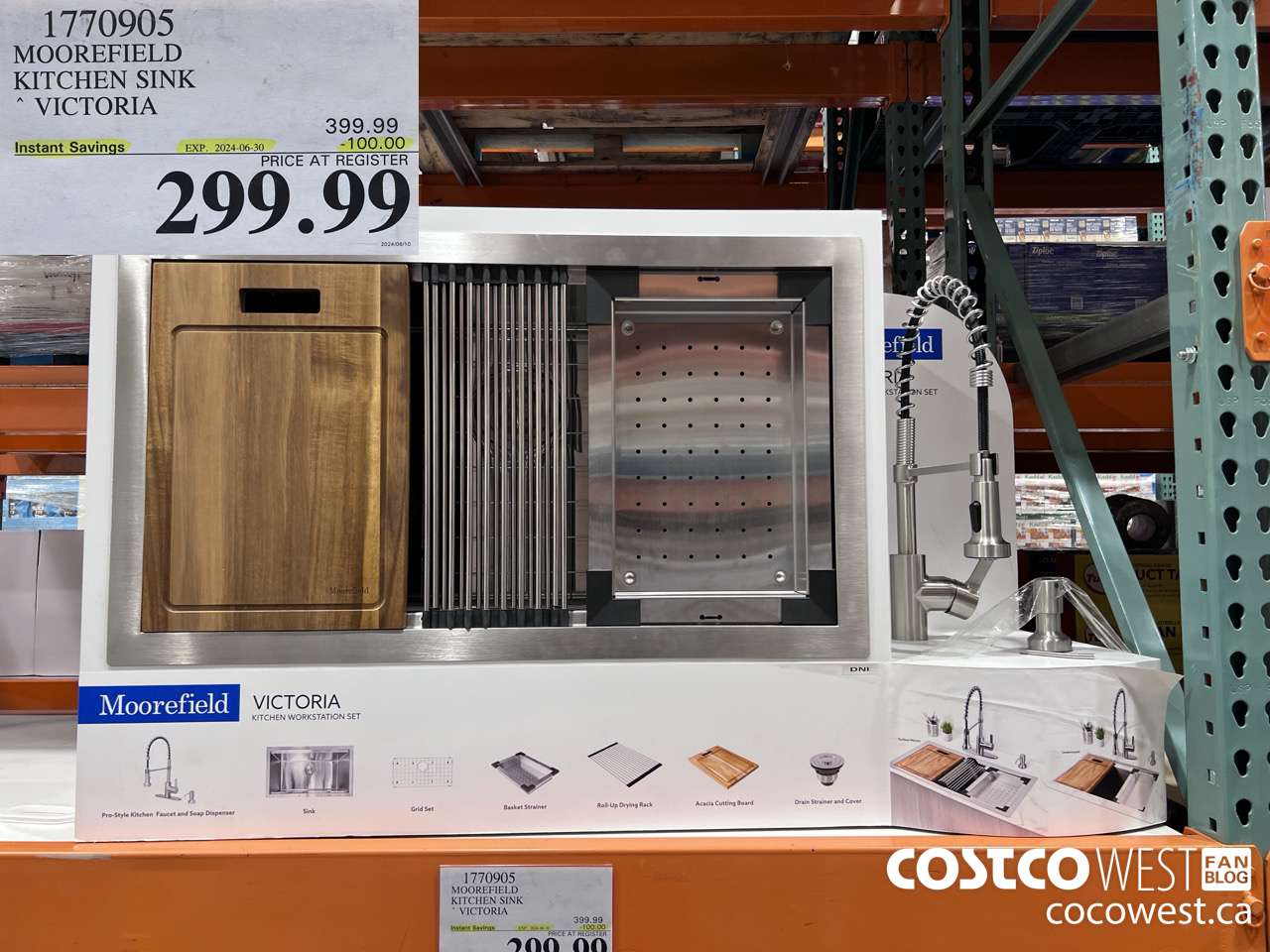 1770905 MOOREFIELD KITCHEN SINK VICTORIA ($100.00 INSTANT SAVINGS EXPIRES ON 2024-06-30) $299.99