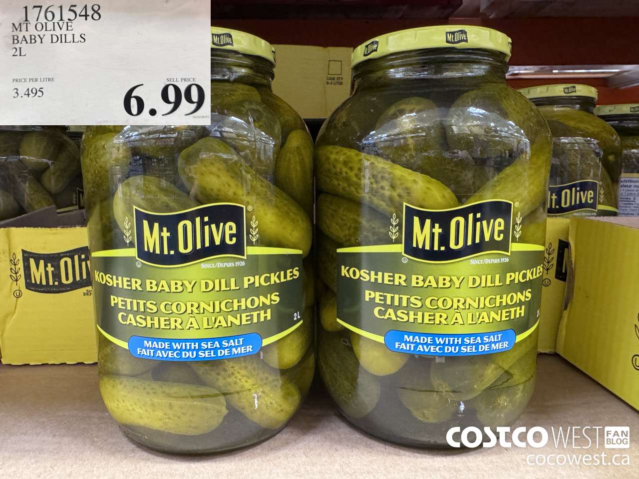 1761548 MT OLIVE BABY DILLS 2L $6.99