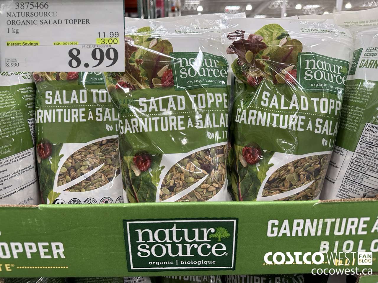 3875466 NATURSOURCE ORGANIC SALAD TOPPER 1 kg ($3.00 INSTANT SAVINGS EXPIRES ON 2024-06-06) $8.99