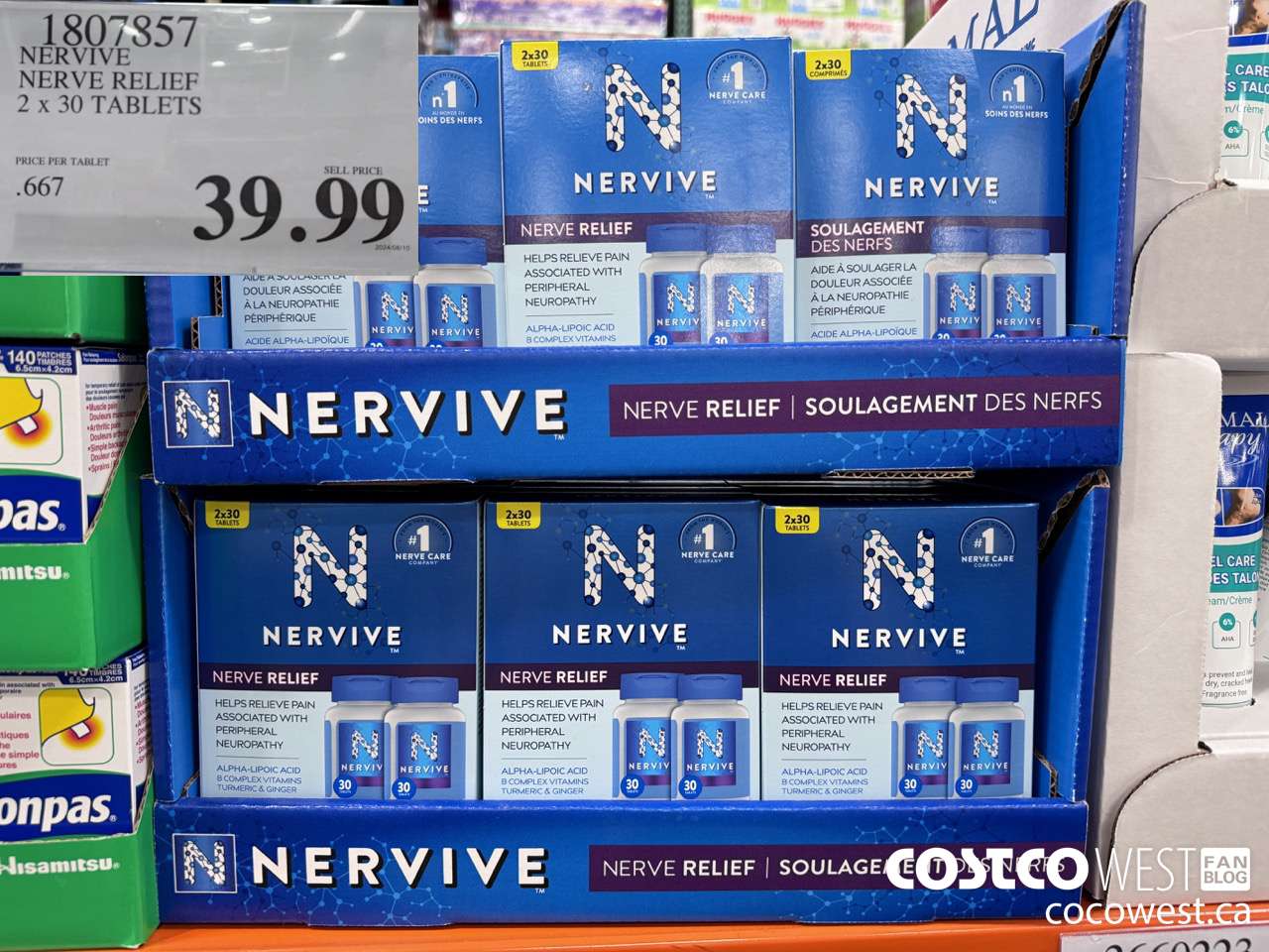 1807857 NERVIVE NERVE RELIEF 2 x 30 TABLETS $39.99