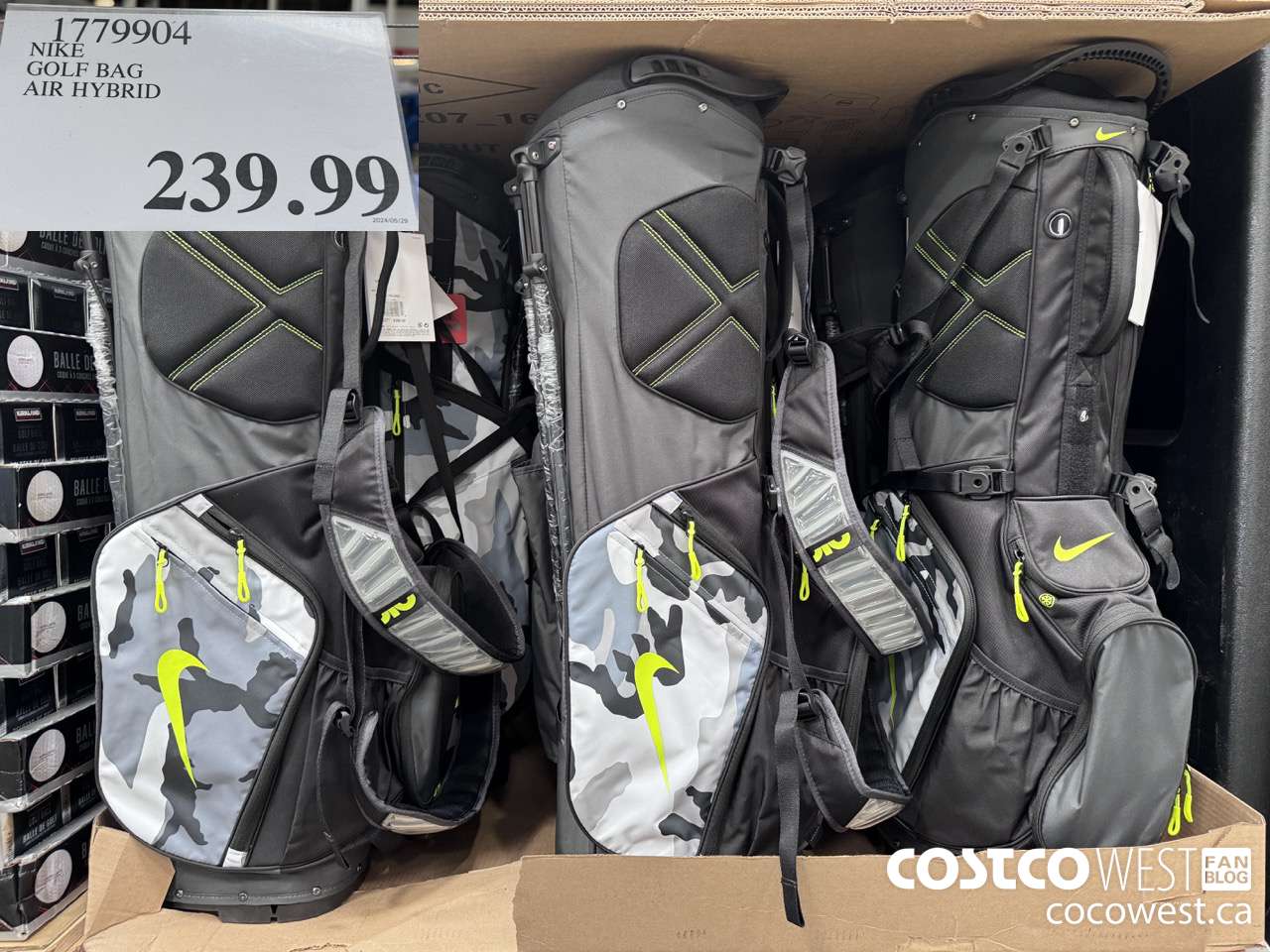 1779904 NIKE GOLF BAG AIR HYBRID $239.99