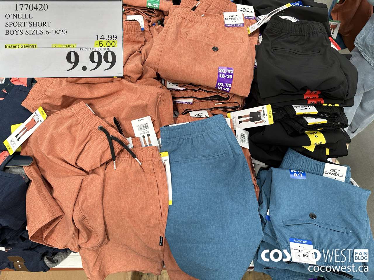 1770420 O'NEILL SPORT SHORT BOYS SIZES 6-18/20 ($5.00 INSTANT SAVINGS EXPIRES ON 2024-06-30) $9.99