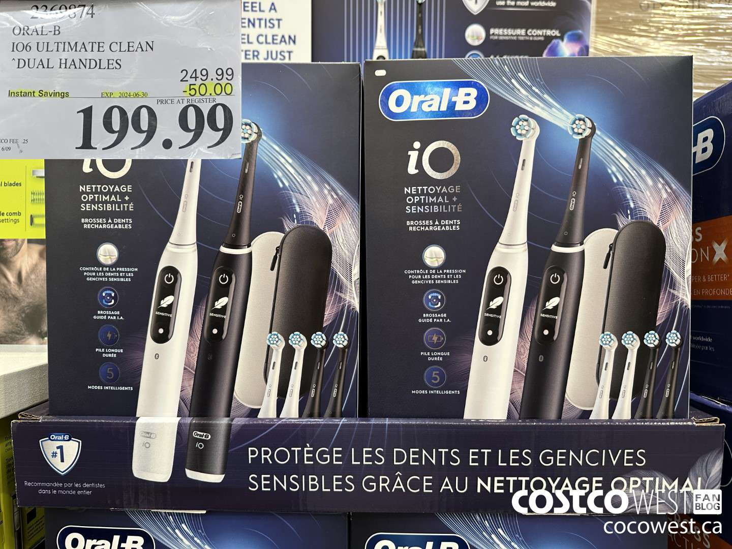 2369874 ORAL-B IO6 ULTIMATE CLEAN DUAL HANDLES ($50.00 INSTANT SAVINGS EXPIRES ON 2024-06-30) $199.99