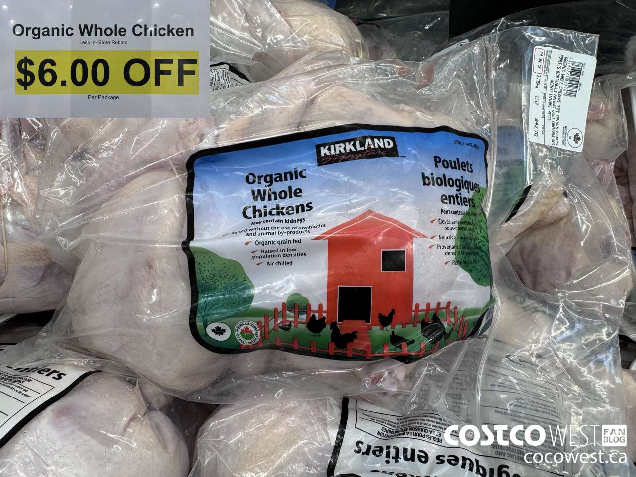 46779 ORGANIC WHOLE CHICKEN ($6.00 INSTANT SAVINGS)