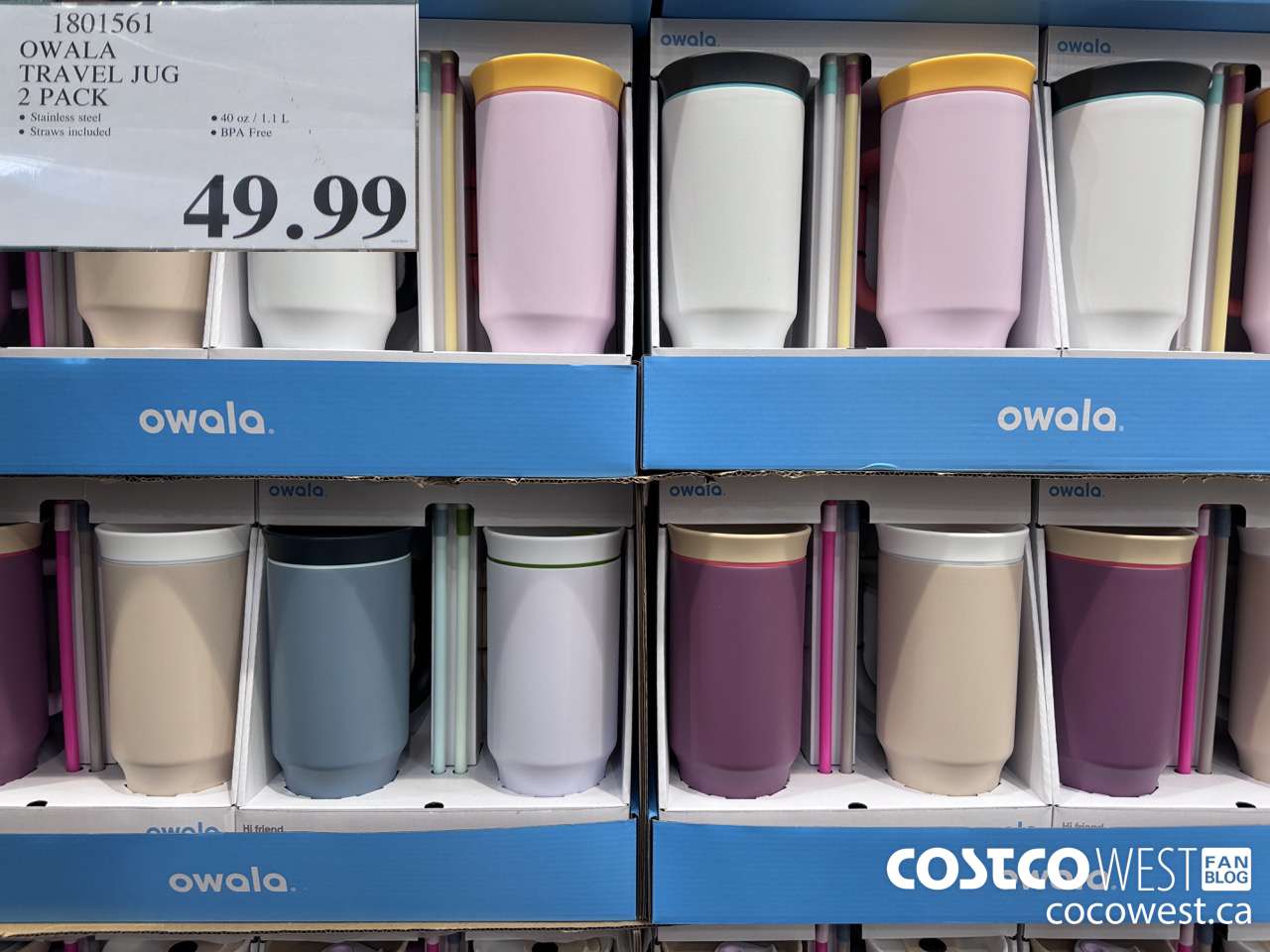 1801561 OWALA TRAVEL JUG 2 PACK $49.99