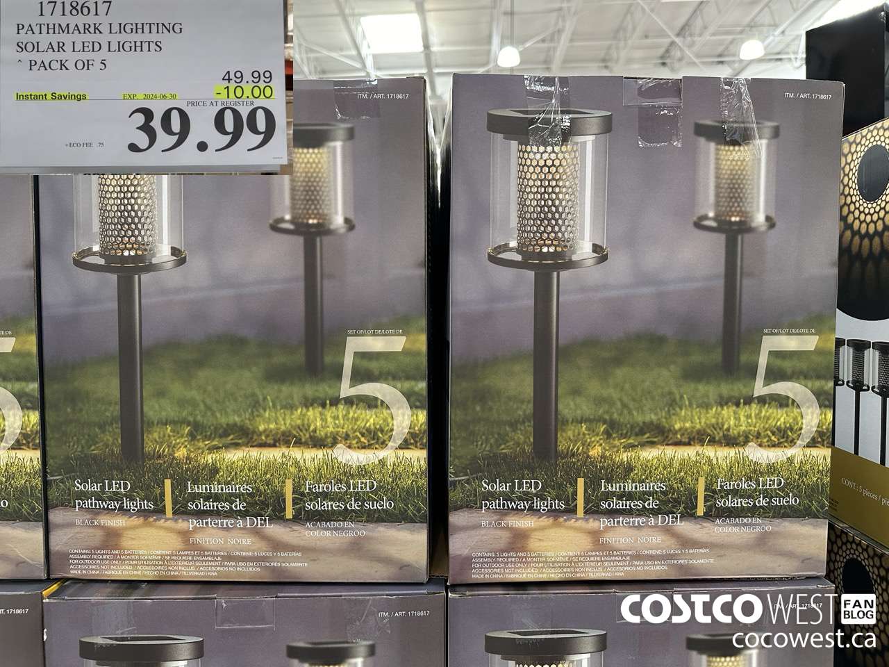 1718617 PATHMARK LIGHTING SOLAR LED LIGHTS PACK OF 5 ($10.00 INSTANT SAVINGS EXPIRES ON 2024-06-30) $39.99