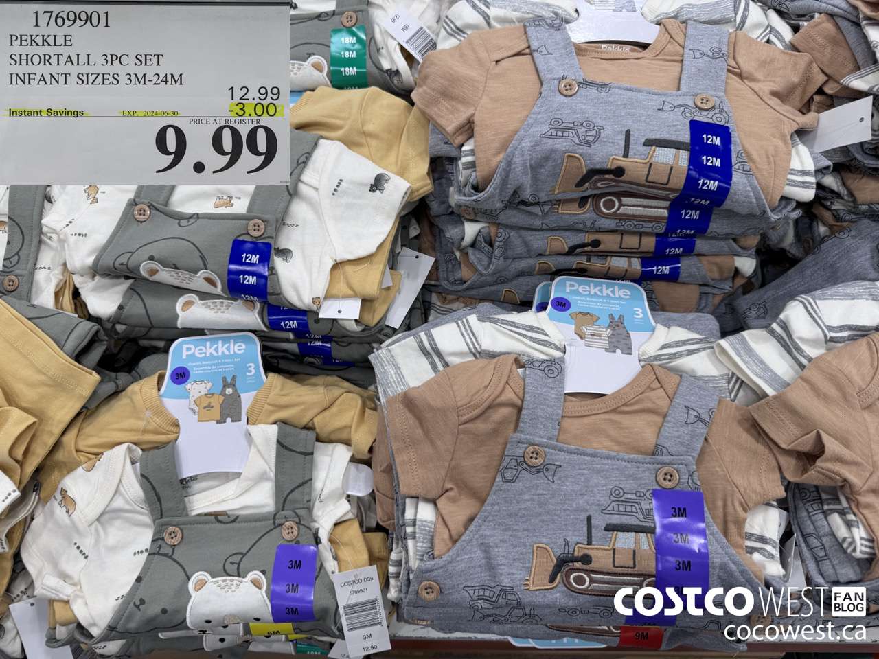 1769901 PEKKLE SHORTALL 3PC SET INFANT SIZES 3M-24M ($3.00 INSTANT SAVINGS EXPIRES ON 2024-06-30) $9.99