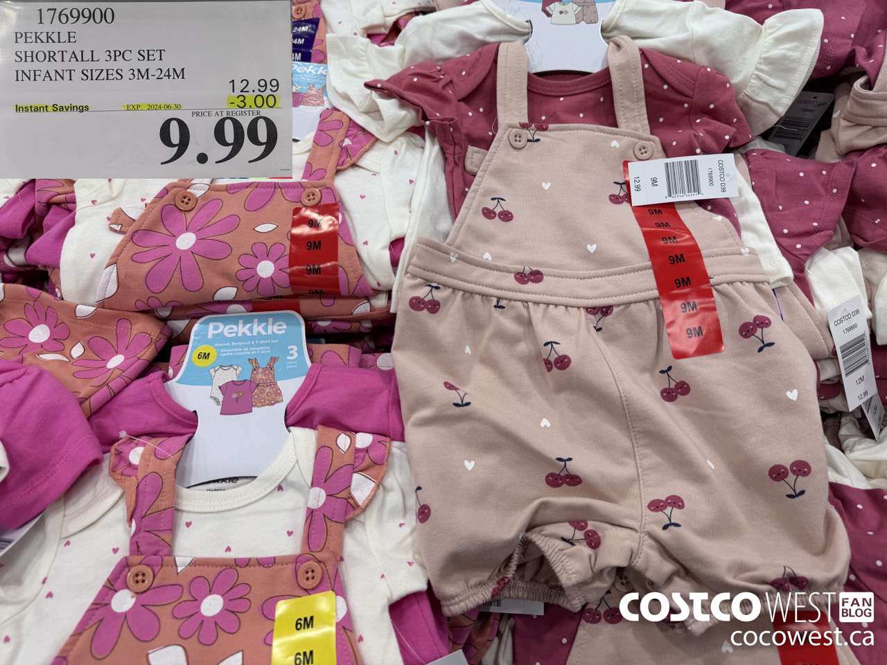 1769900 PEKKLE SHORTALL 3PC SET INFANT SIZES 3M-24M ($3.00 INSTANT SAVINGS EXPIRES ON 2024-06-30) $9.99