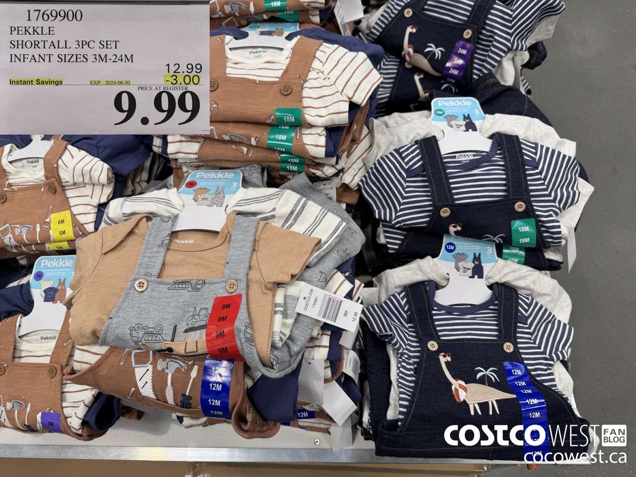 1769900 PEKKLE SHORTALL 3PC SET INFANT SIZES 3M-24M ($3.00 INSTANT SAVINGS EXPIRES ON 2024-06-30) $9.99