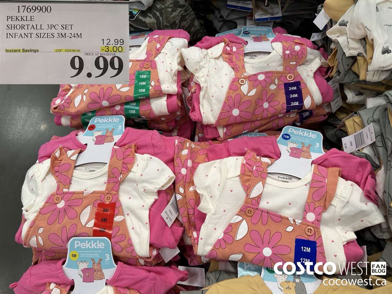 1769900 PEKKLE SHORTALL 3PC SET INFANT SIZES 3M-24M ($3.00 INSTANT SAVINGS EXPIRES ON 2024-06-30) $9.99