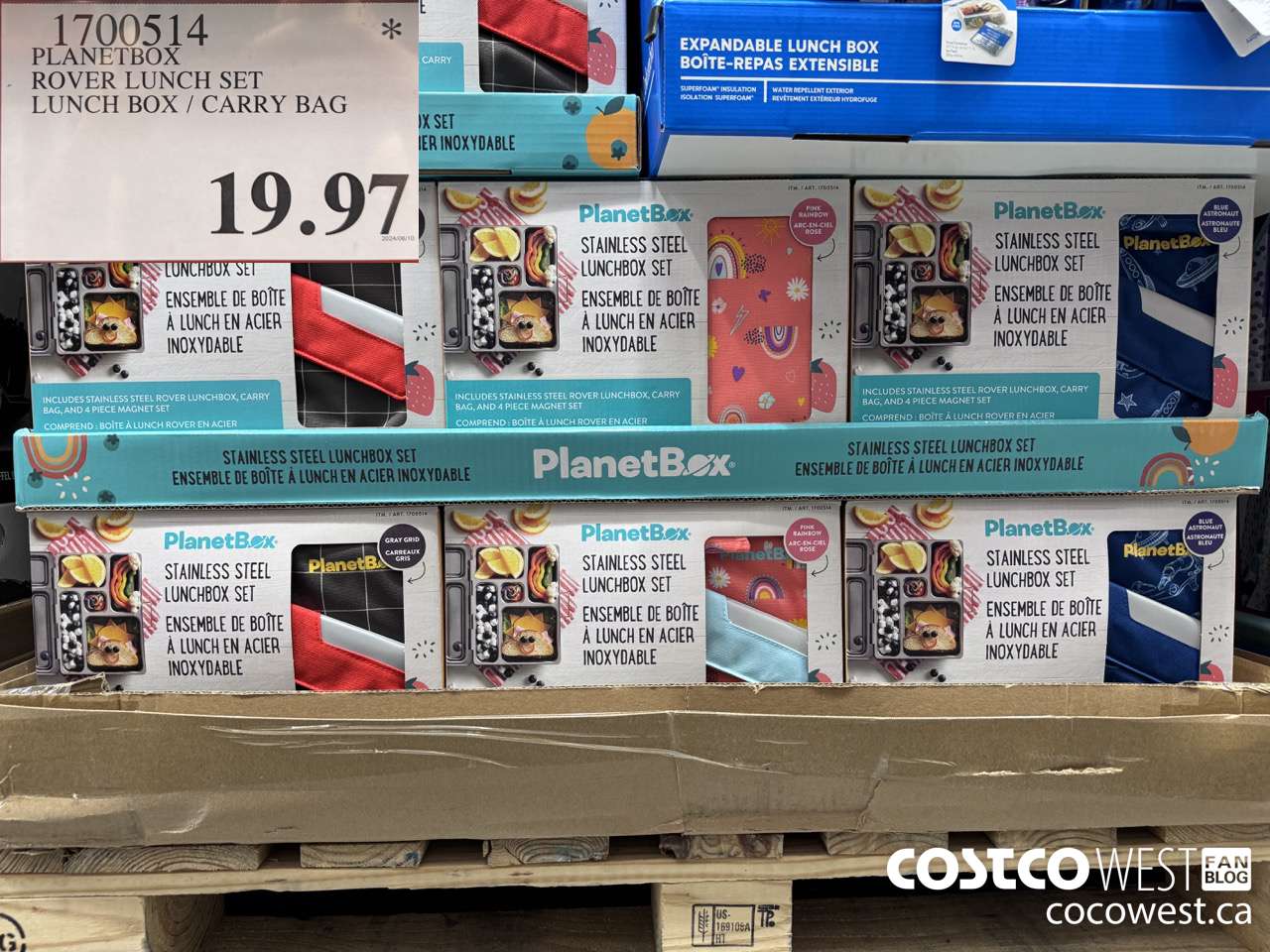 1700514 PLANETBOX ROVER LUNCH SET LUNCH BOX / CARRY BAG $19.97