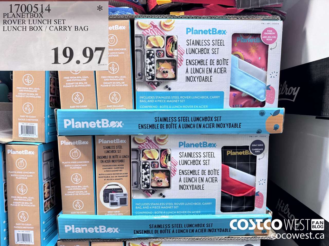 1700514 PLANETBOX ROVER LUNCH SET LUNCH BOX / CARRY BAG $19.97