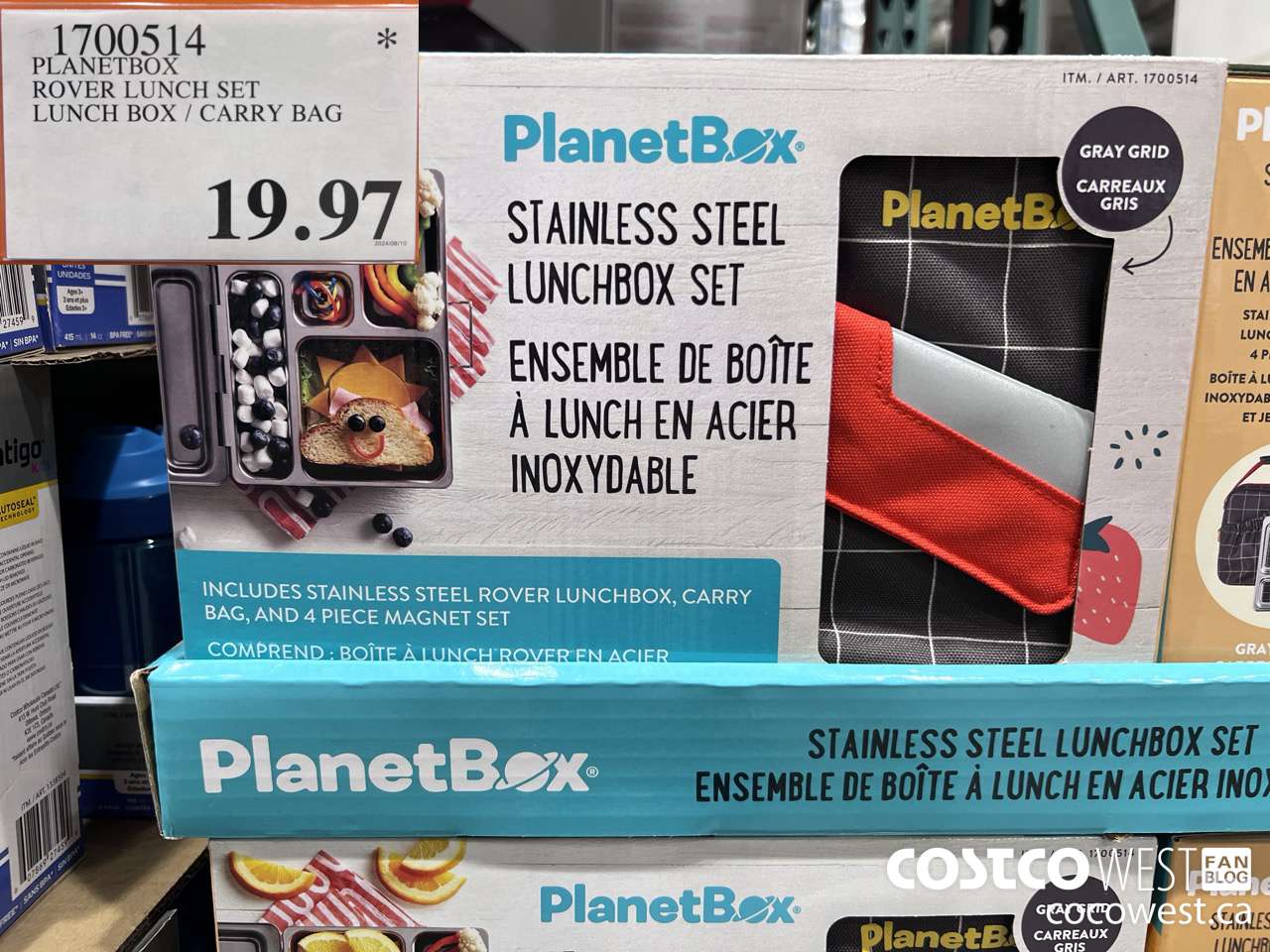 1700514 PLANETBOX ROVER LUNCH SET LUNCH BOX / CARRY BAG $19.97