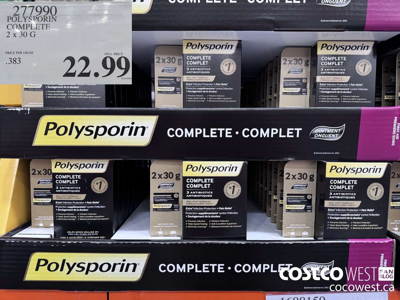 277990 POLYSPORIN COMPLETE 2 X 30 G $22.99