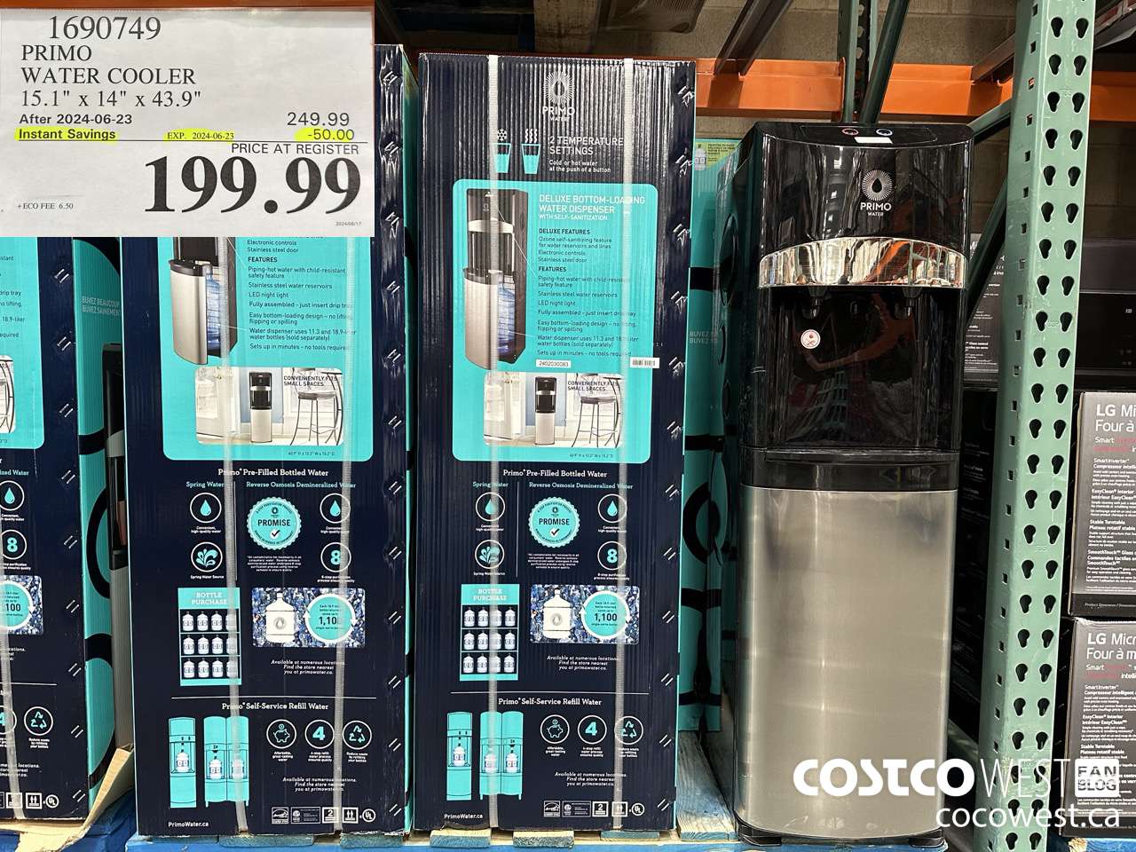 1690749 PRIMO WATER COOLER 15.1