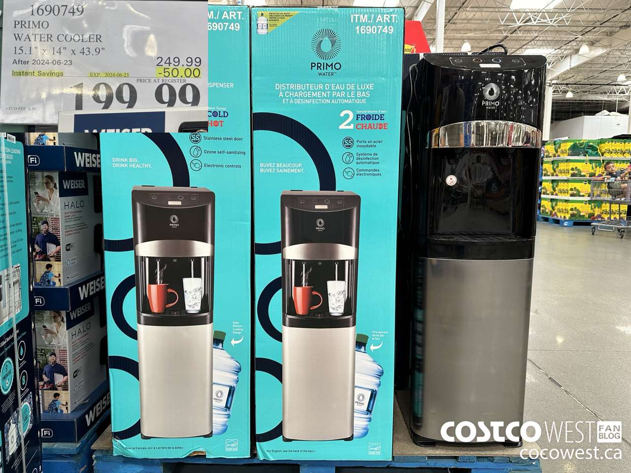 1690749 PRIMO WATER COOLER 15.1