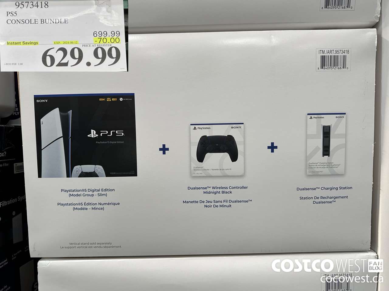 9573418 PS5 CONSOLE BUNDLE ($70.00 INSTANT SAVINGS EXPIRES ON 2024-06-12) $629.99