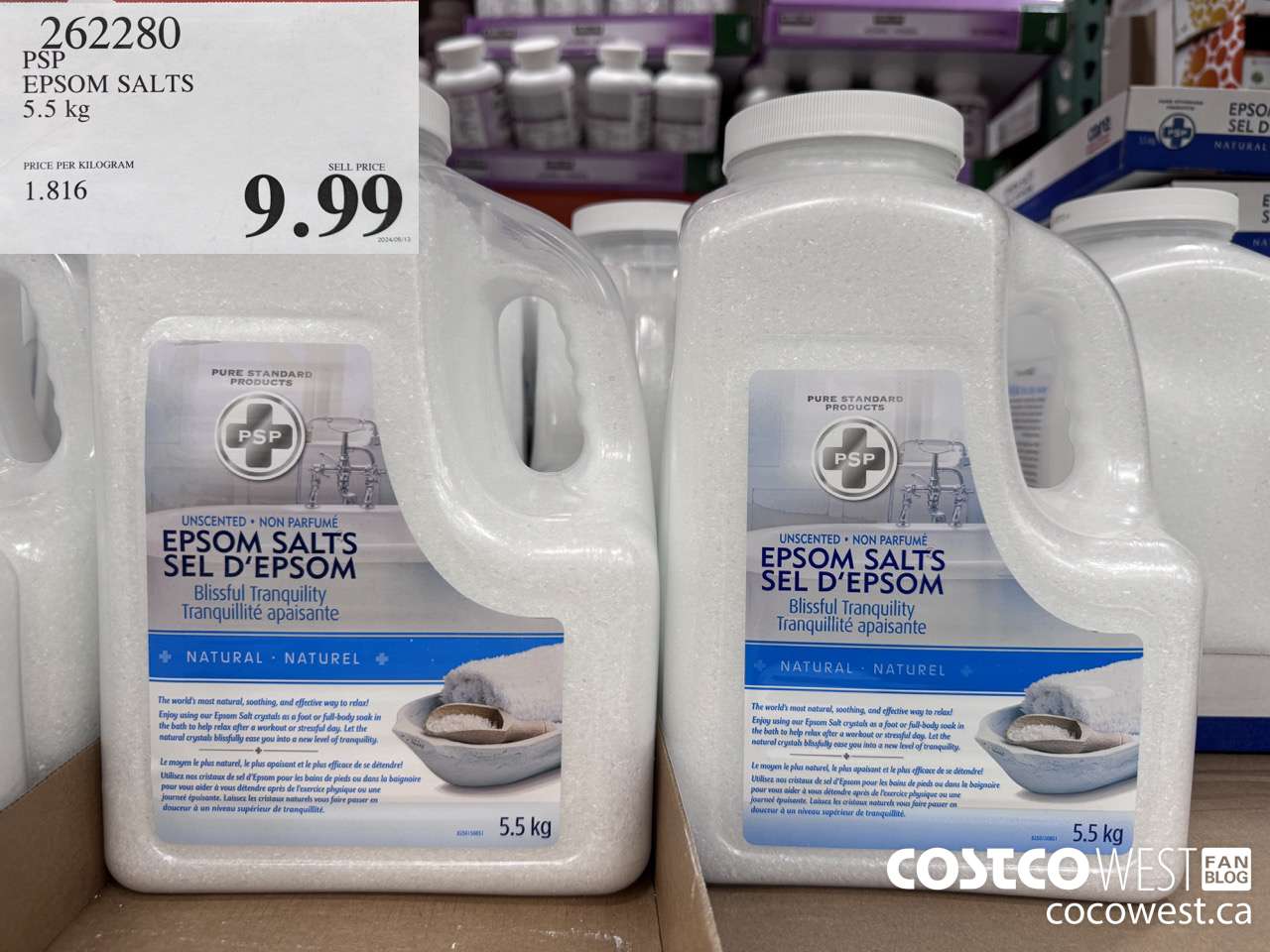 262280 PSP EPSOM SALTS 5.5 kg $9.99