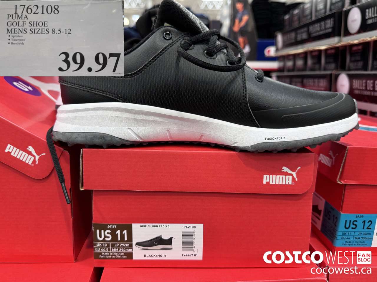 1762108 PUMA GOLF SHOE MENS SIZES 8.5-12 $39.97