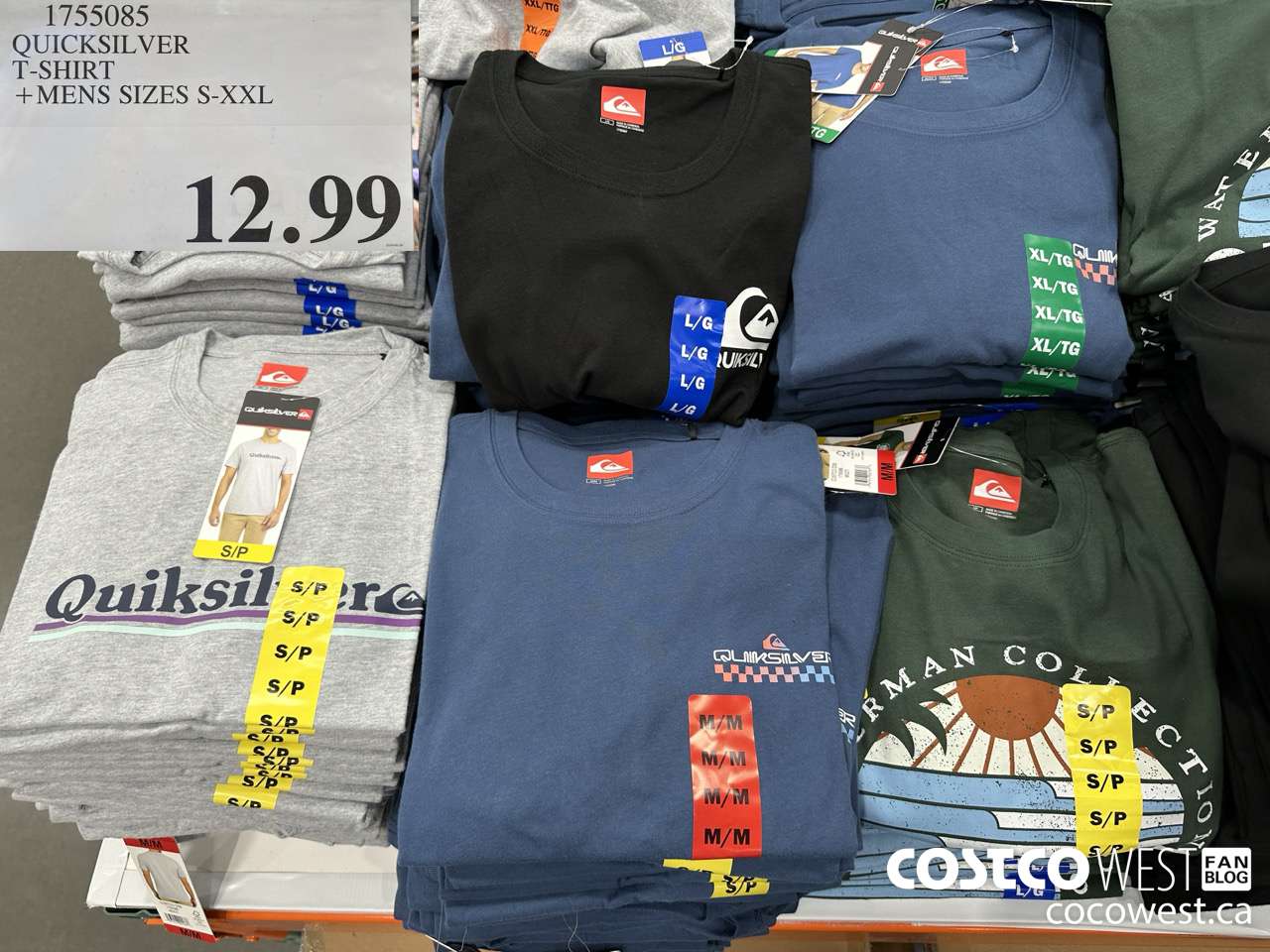 1755085 QUICKSILVER T-SHIRT MENS SIZES S-XXL $12.99