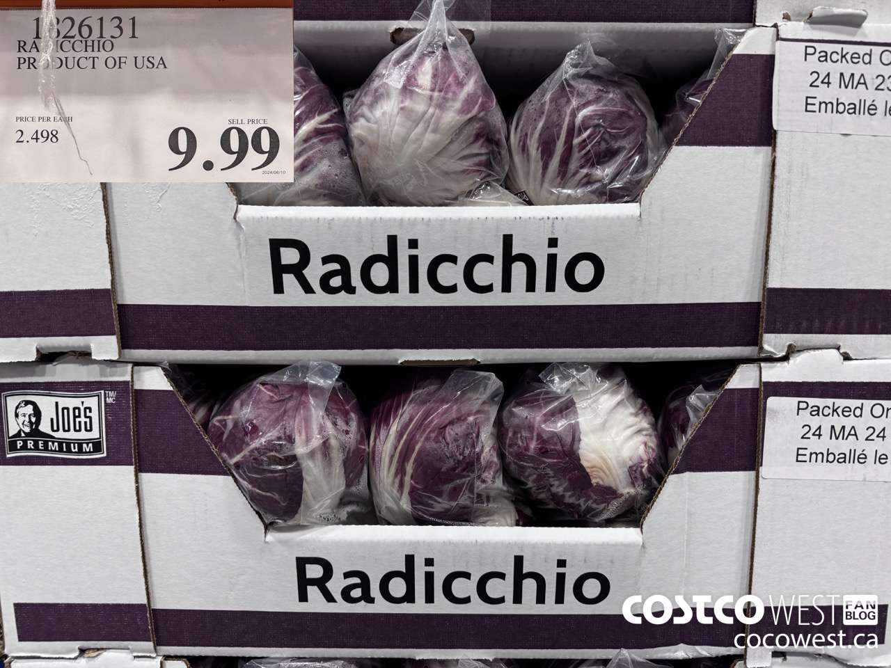 1826131 RADICCHIO PRODUCT OF USA $9.99