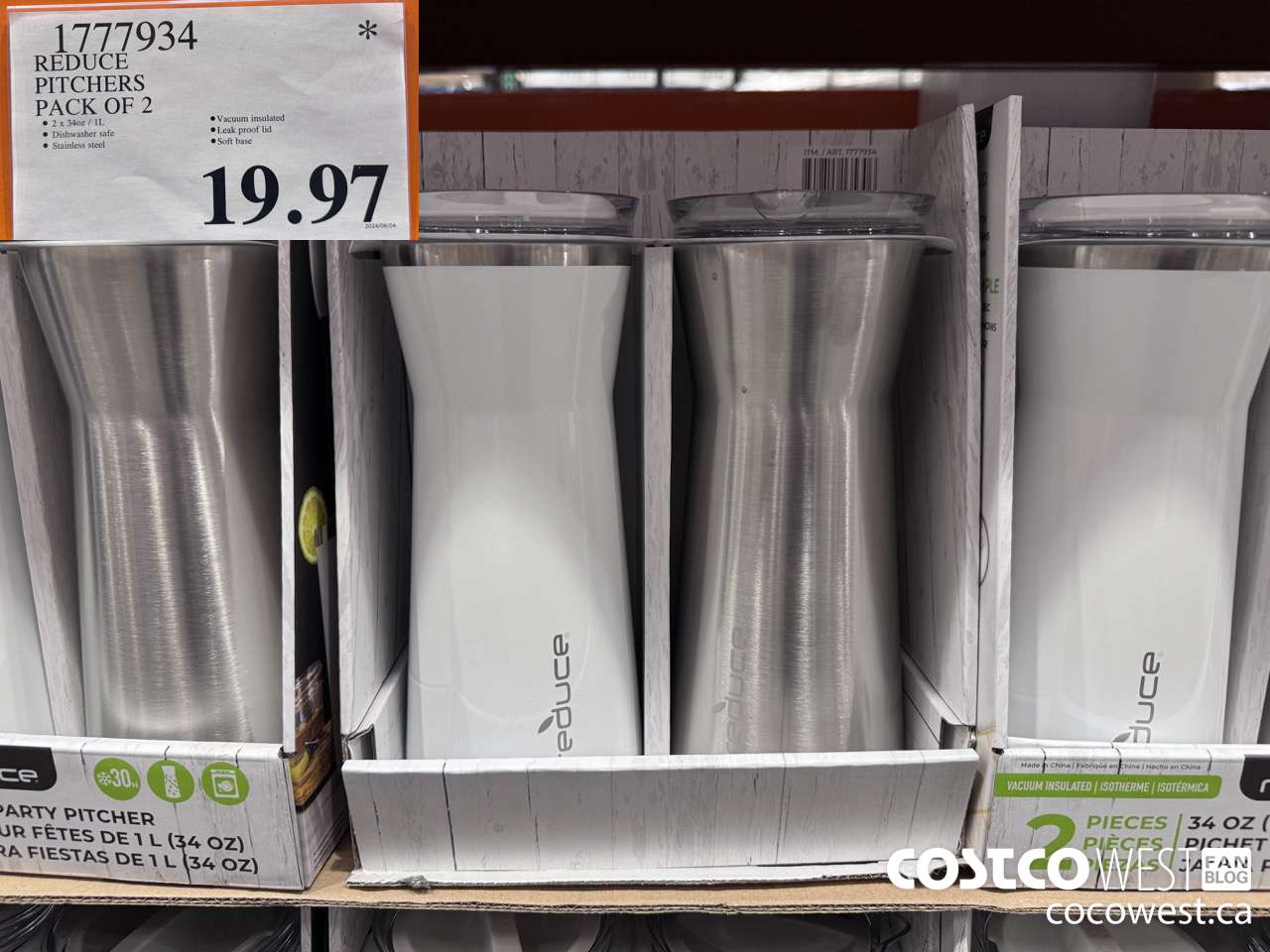 1777934 REDUCE PITCHERS PACK OF 2 $19.97