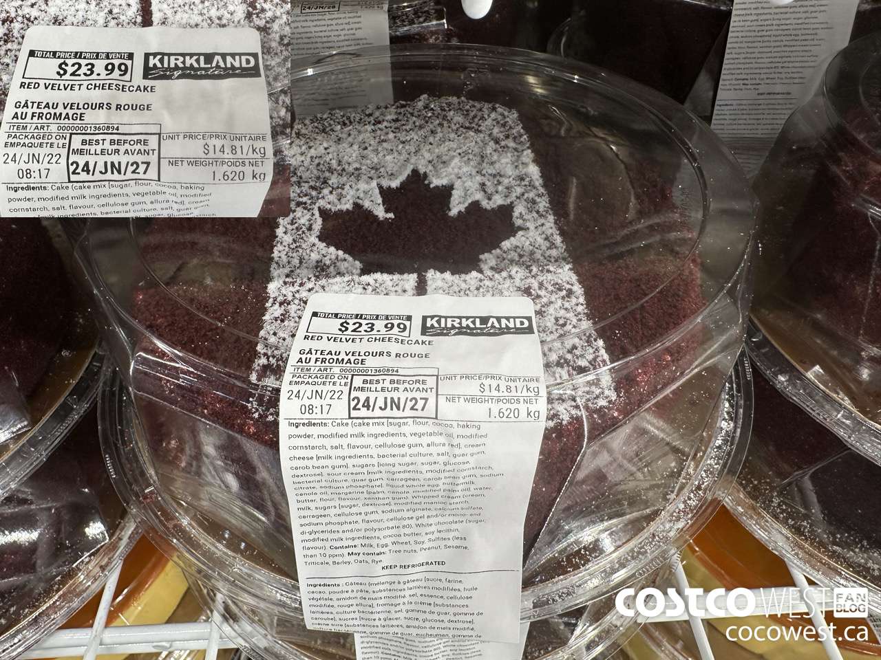 1360894 RED VELVET CHEESECAKE $23.99