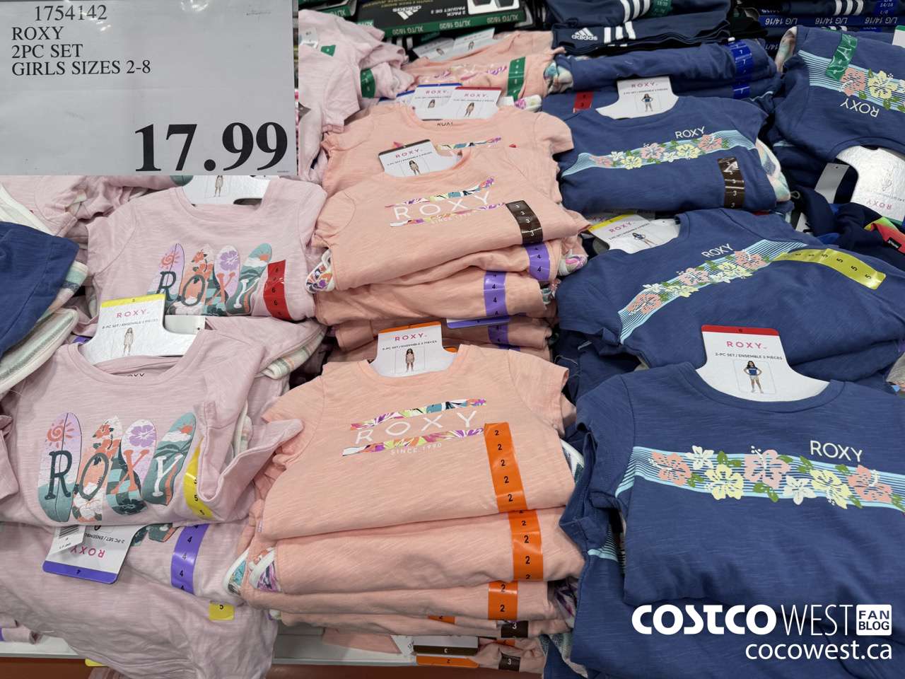 1754142 ROXY 2PC SET GIRLS SIZES 2-8 $17.99