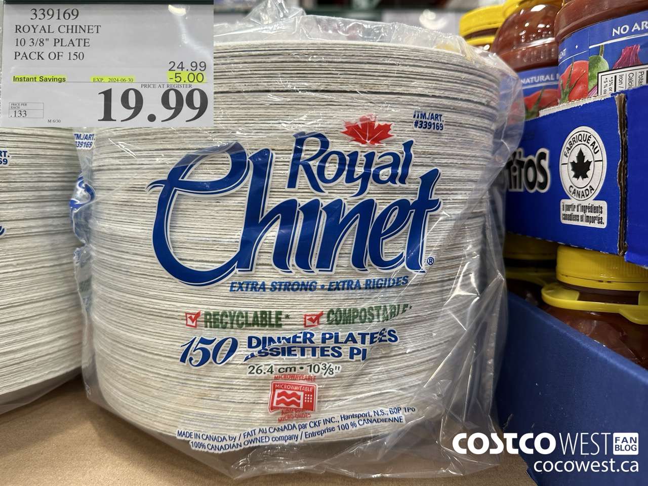 339169 ROYAL CHINET 10 3/8
