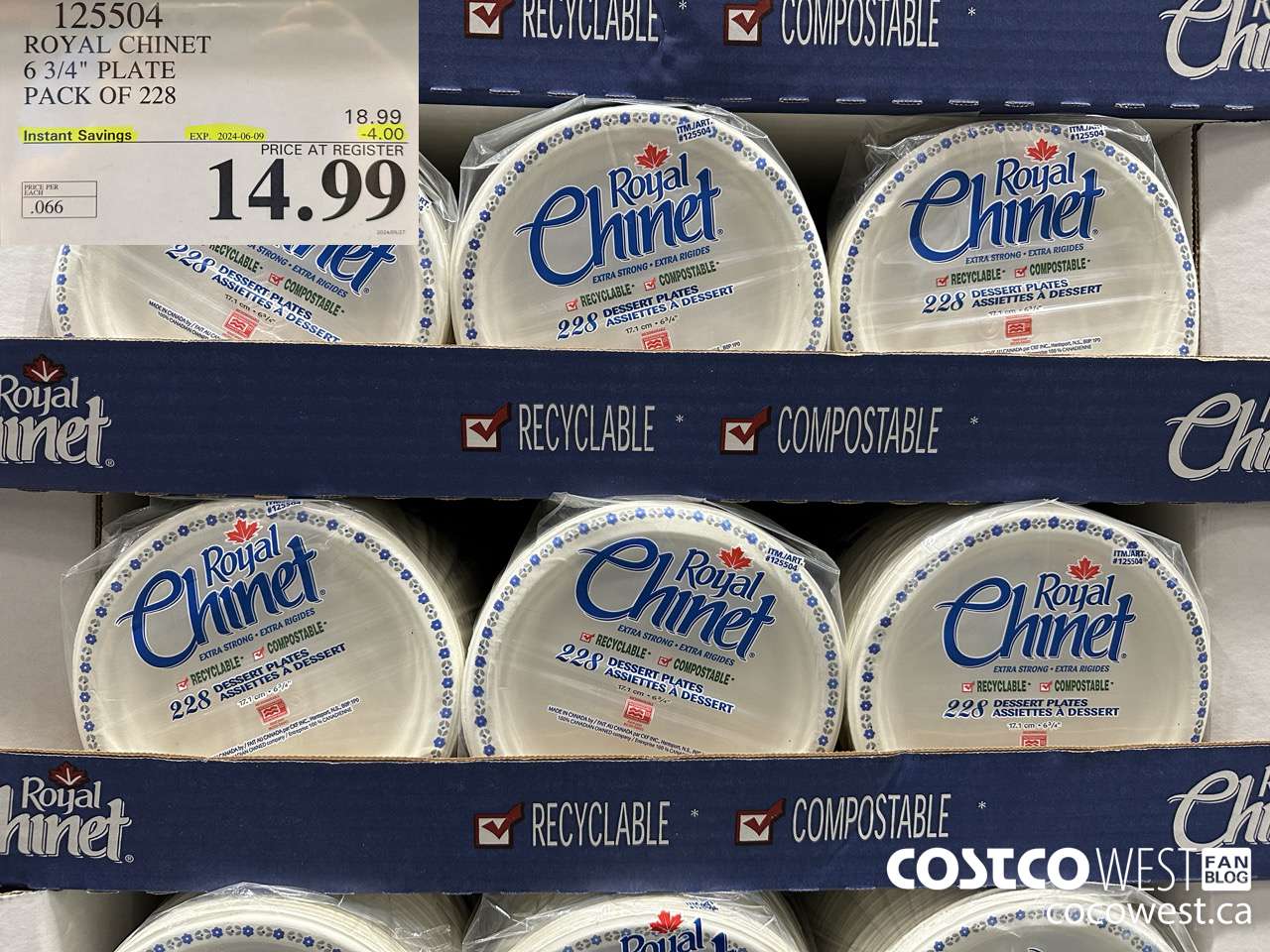 125504 ROYAL CHINET 6 3/4