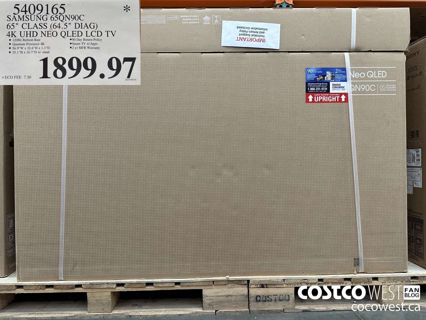 5409165 SAMSUNG 65QN90C 65