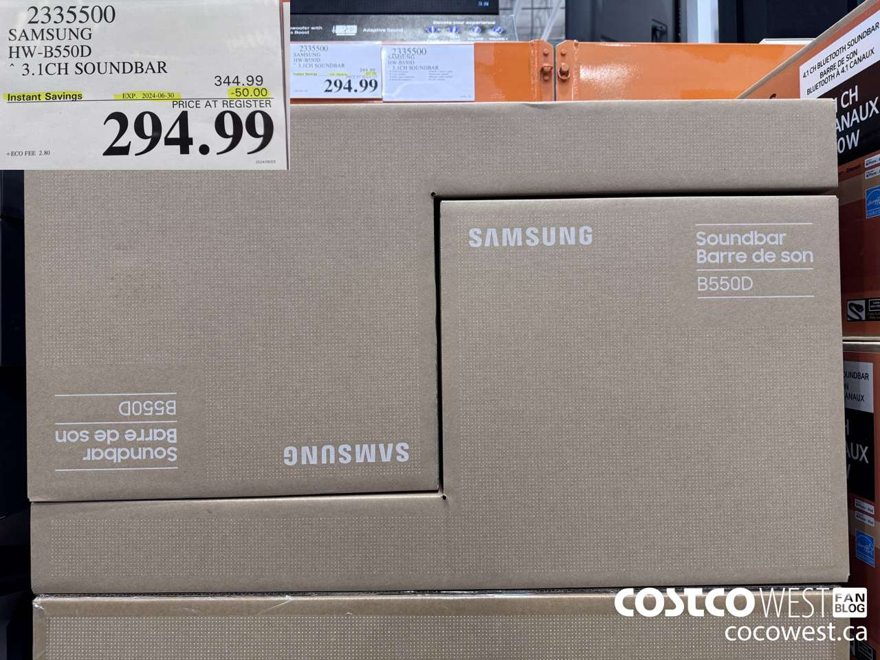 2335500 SAMSUNG HW-855GD SOUNDBAR 3.1CH ($50.00 INSTANT SAVINGS EXPIRES ON 2024-06-30) $294.99