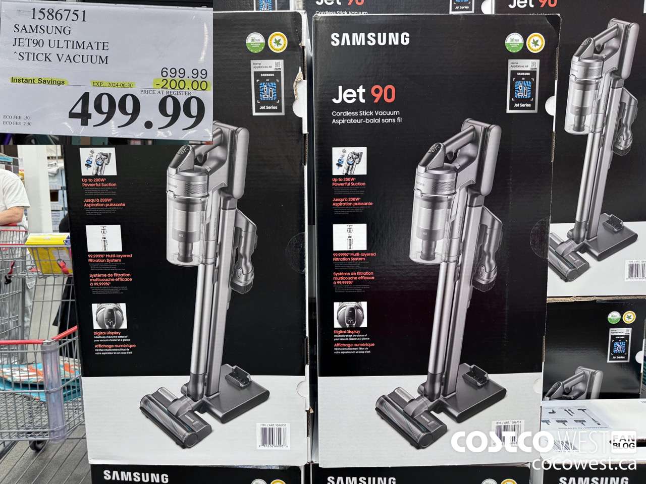 1586751 SAMSUNG JET90 ULTIMATE STICK VACUUM ($200.00 INSTANT SAVINGS EXPIRES ON 2024-06-30) $499.99