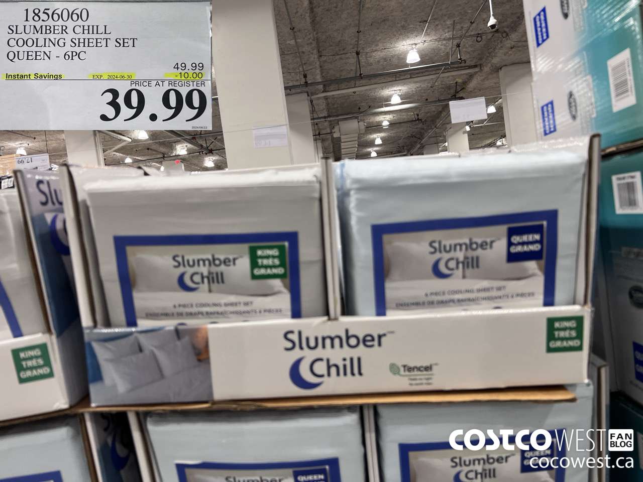 1856060 SLUMBER CHILL COOKING SHEET SET QUEEN 6PC ($10.00 INSTANT SAVINGS EXPIRES ON 2024-06-30) $39.99