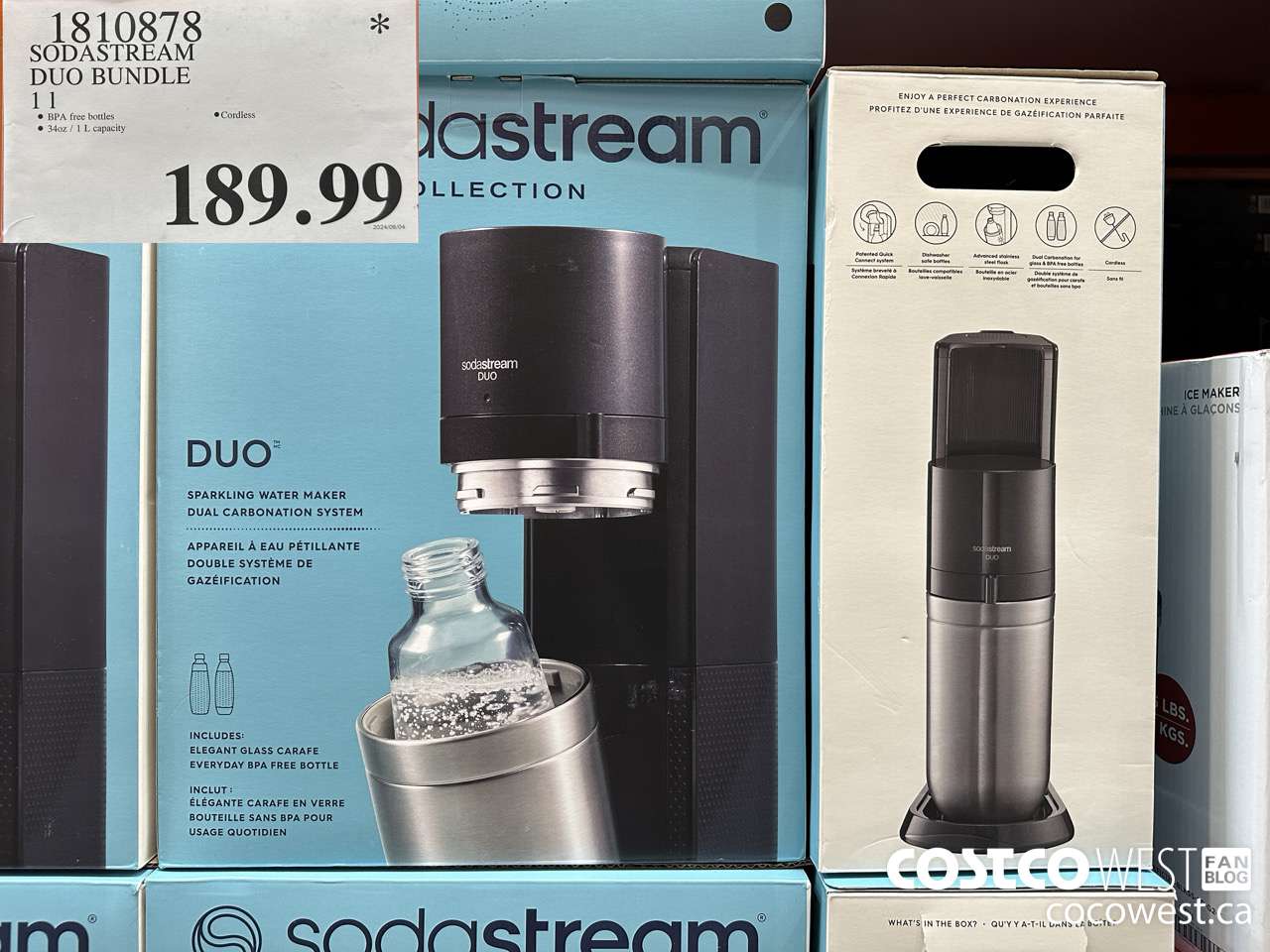 1810878 SODASTREAM DUO BUNDLE 11 $189.99