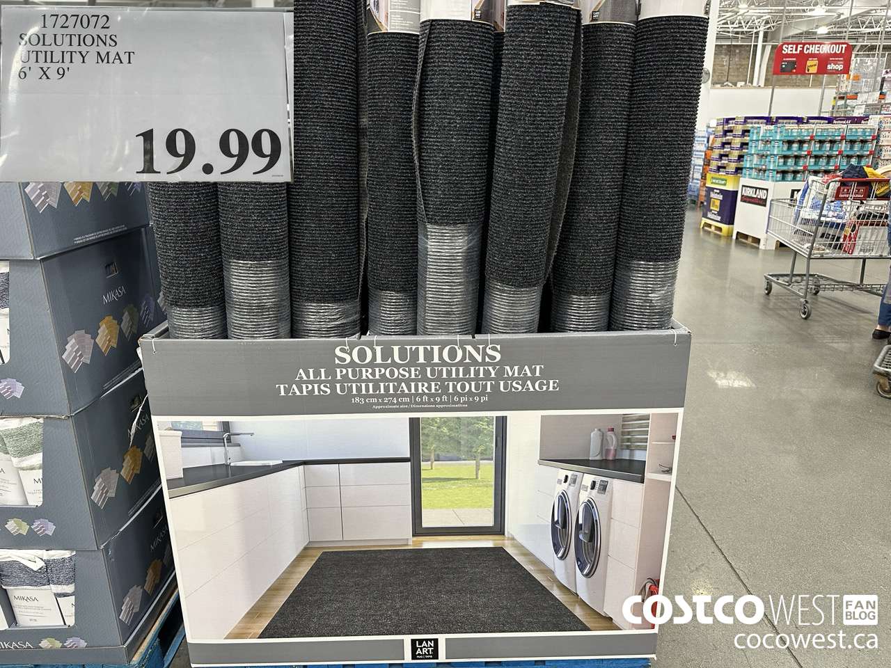 1727072 SOLUTIONS UTILITY MAT 6' X 9' $19.99