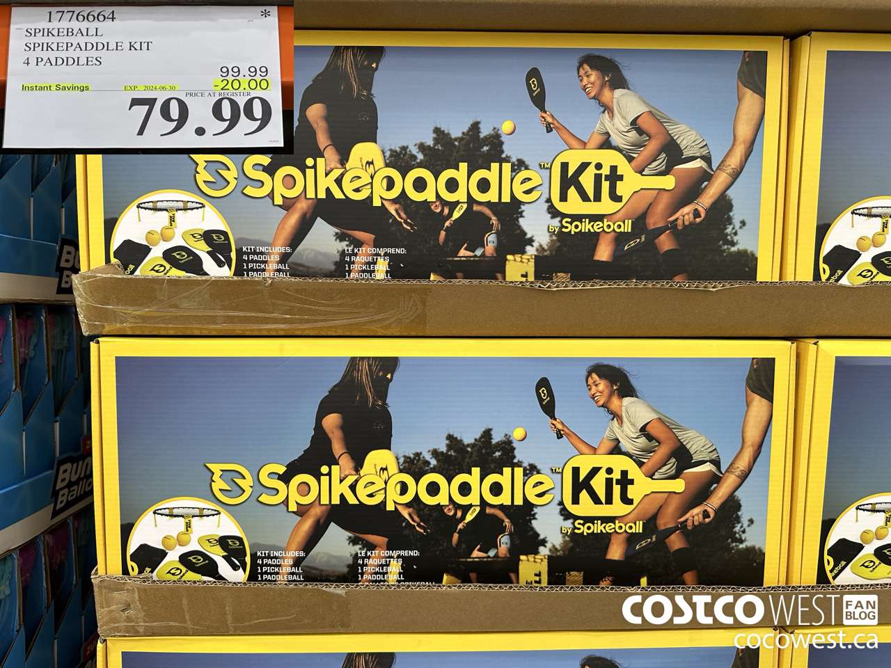 1776664 SPIKEBALL SPIKEPADDLE KIT 4 PADDLES ($20.00 INSTANT SAVINGS EXPIRES ON 2024-06-30) $79.99