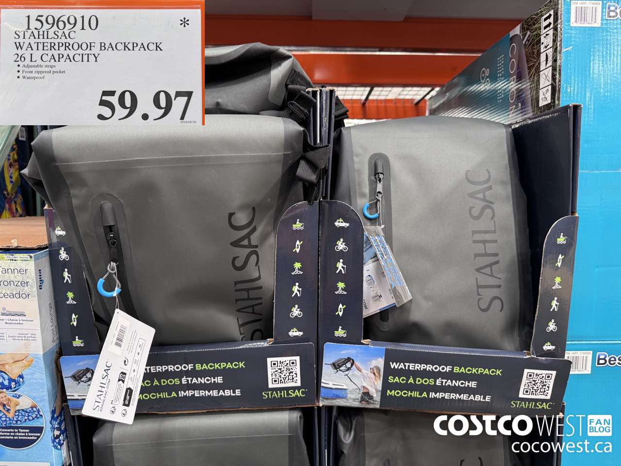 1596910 STAHLSAC WATERPROOF BACKPACK 26 L CAPACITY $59.97