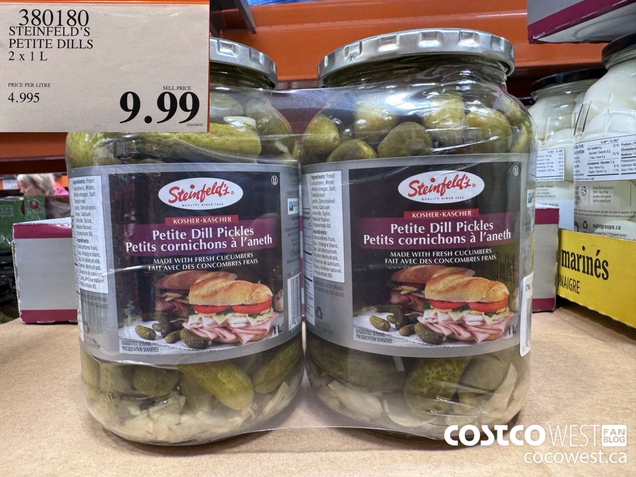 380180 STEINFELD'S PETITE DILLS 2 X 1L $9.99