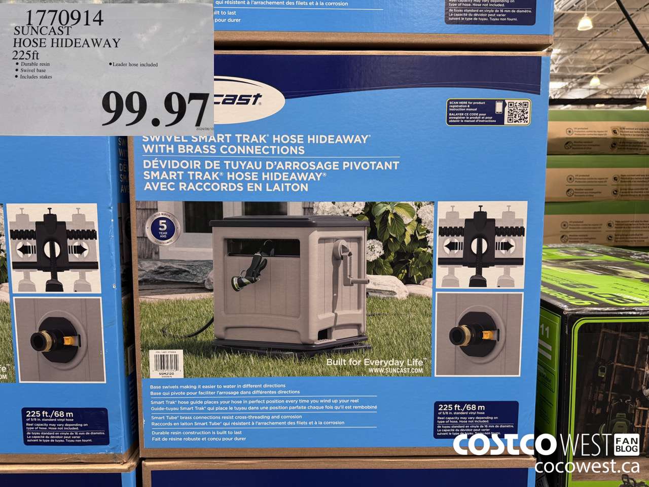 1770914 SUNCAST HOSE HIDEAWAY 225FT $99.97