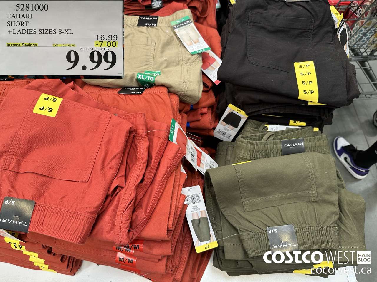 5281000 TAHARI SHORT LADIES SIZES S-XL ($7.00 INSTANT SAVINGS EXPIRES ON 2024-06-09) $9.99