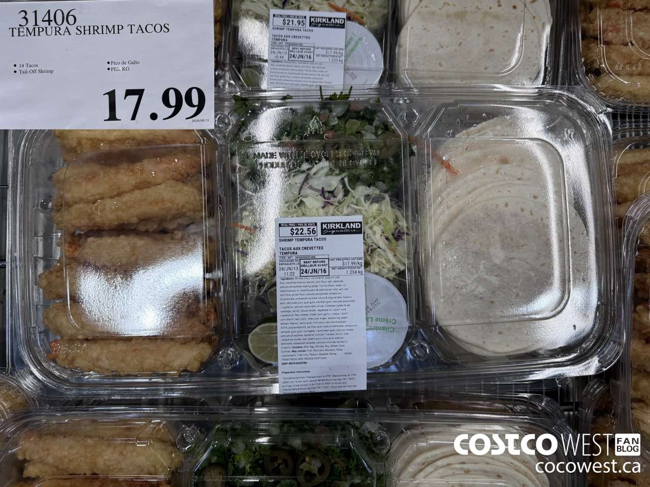 31406 TEMPURA SHRIMP TACOS $17.99