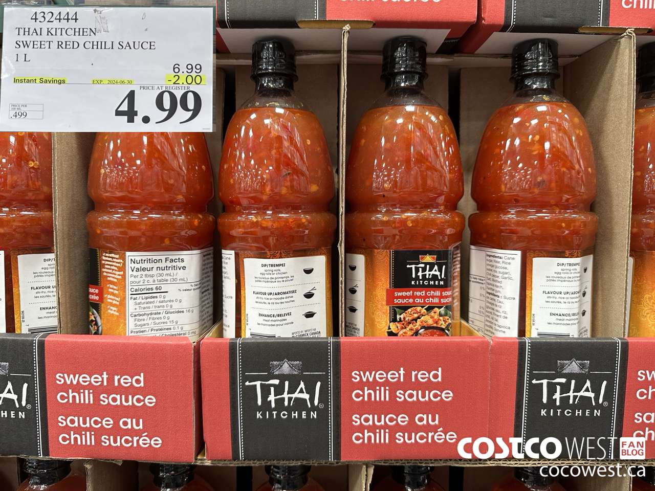 432444 THAI KITCHEN SWEET RED CHILI SAUCE 1L ($2.00 INSTANT SAVINGS EXPIRES ON 2024-06-30) $4.99