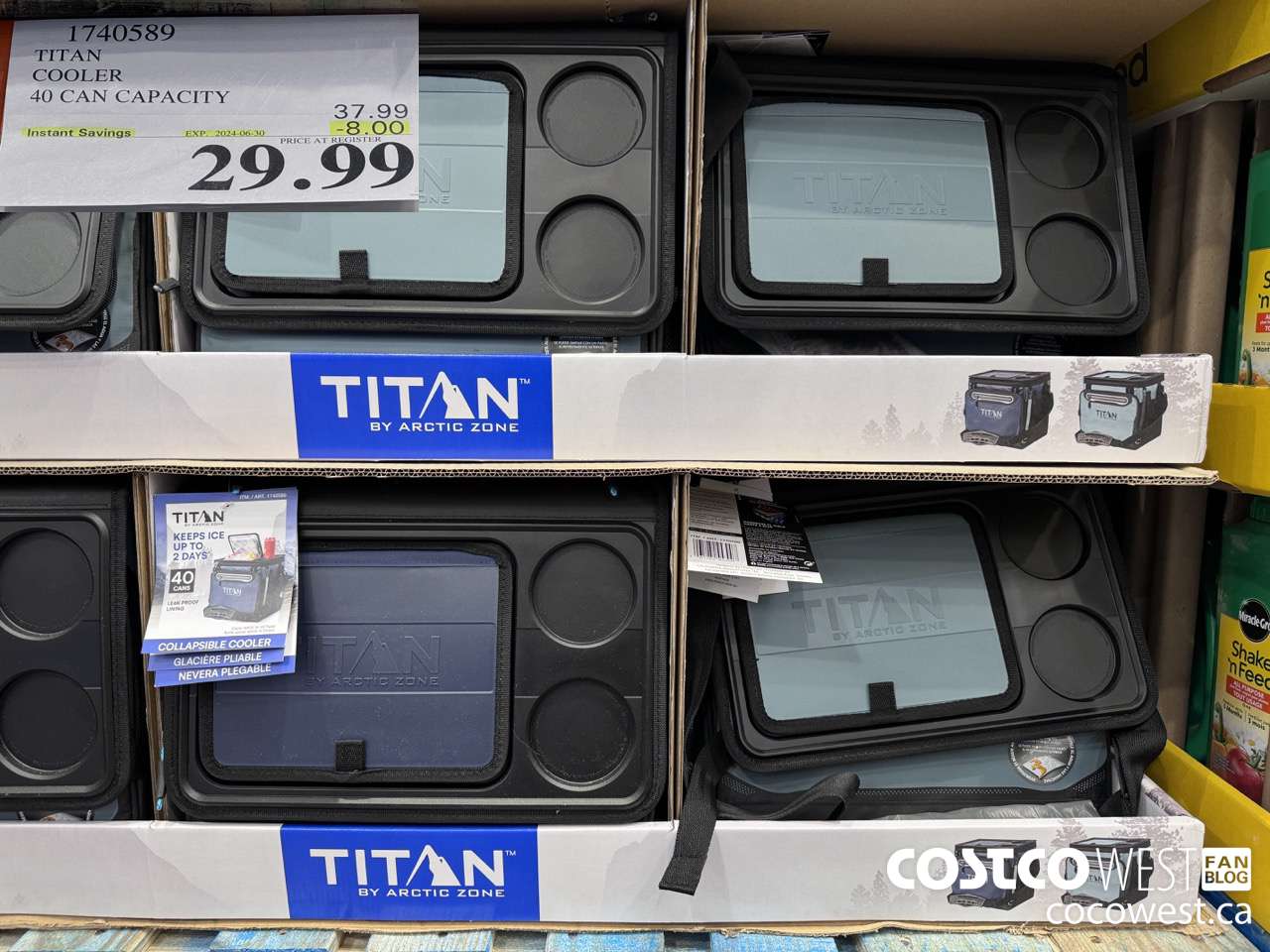1740589 TITAN COOLER 40 CAN CAPACITY ($8.00 INSTANT SAVINGS EXPIRES ON 2024-06-30) $29.99