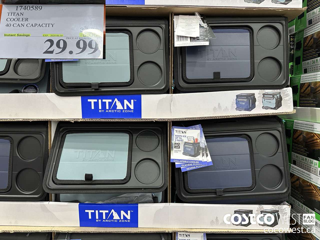 1740589 TITAN COOLER 40 CAN CAPACITY ($8.00 INSTANT SAVINGS EXPIRES ON 2024-06-30) $29.99