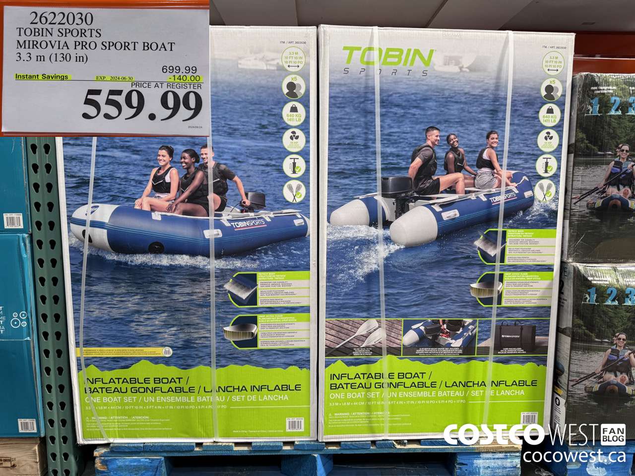 2622030 TOBIN SPORTS MIROVIA PRO SPORT BOAT 3.3 m (130 in) ($140.00 INSTANT SAVINGS EXPIRES ON 2024-06-30) $559.99